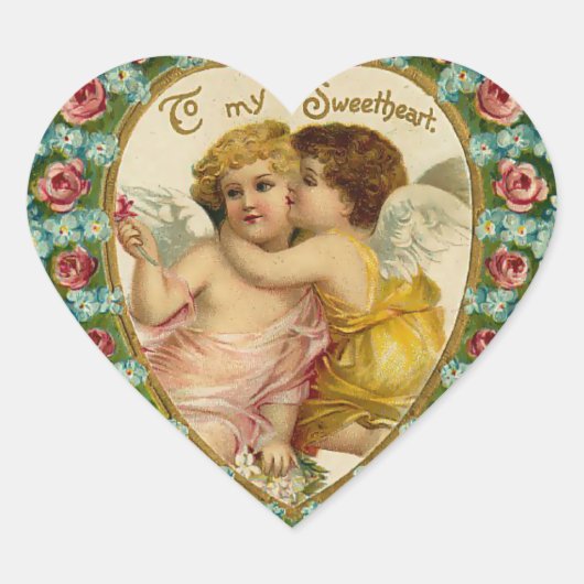  Valentijn Heart Hart Sticker (Voorkant)