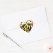 Valentijn Heart Hart Sticker (Envelop)