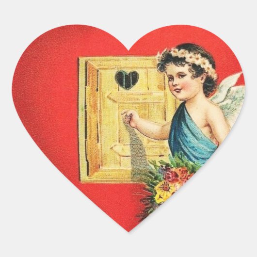  Valentijn Heart Hart Sticker (Voorkant)