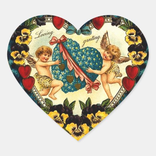  Valentijn Heart Hart Sticker (Voorkant)