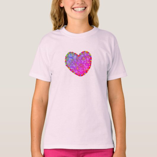 Valentijn Heart Jeugd T-shirt (Voorkant)