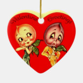  Valentijn Heart Keramisch Ornament (Achterkant)
