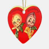  Valentijn Heart Keramisch Ornament (Links)