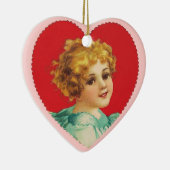 Valentijn Heart Keramisch Ornament (Rechts)