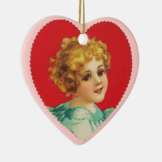  Valentijn Heart Keramisch Ornament (Rechts)