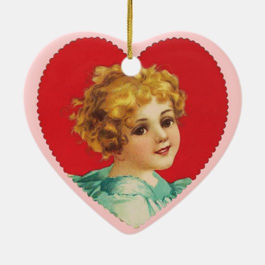 Valentijn Heart Keramisch Ornament (Achterkant)