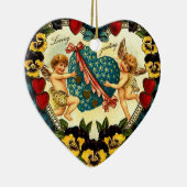  Valentijn Heart Keramisch Ornament (Rechts)