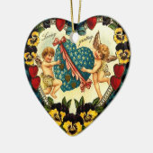  Valentijn Heart Keramisch Ornament (Links)