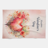Valentijn Heart Kitchen Towel Theedoek (Horizontaal)