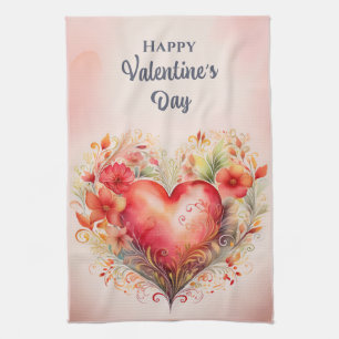Valentijn Heart Kitchen Towel Theedoek