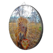 Valentijn Heart Miniatuur brown Horse Dartbord (Voorkant Rechts)