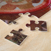 Valentijn Heart Miniatuur brown Horse Legpuzzel (Zijkant)