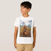 Valentijn Heart Miniatuur brown Horse T-shirt (Voorkant volledig)