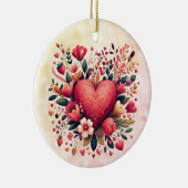 Valentijn Heart Ornament (Rechts)