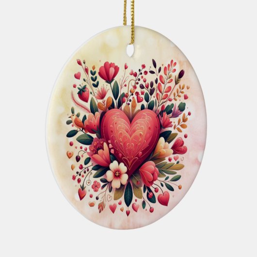 Valentijn Heart Ornament (Rechts)