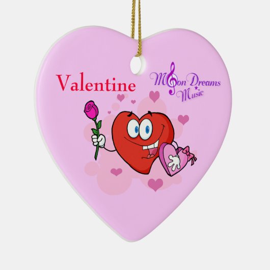 Valentijn Heart Ornament (Rechts)