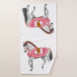 Valentijn Heart Parade Horse Bath Towel Badhanddoek