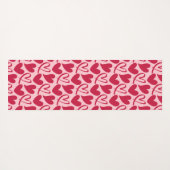 Valentijn Heart Pattern Gift, jongens meisjes en K Yogamat (Achterkant (horizontaal))