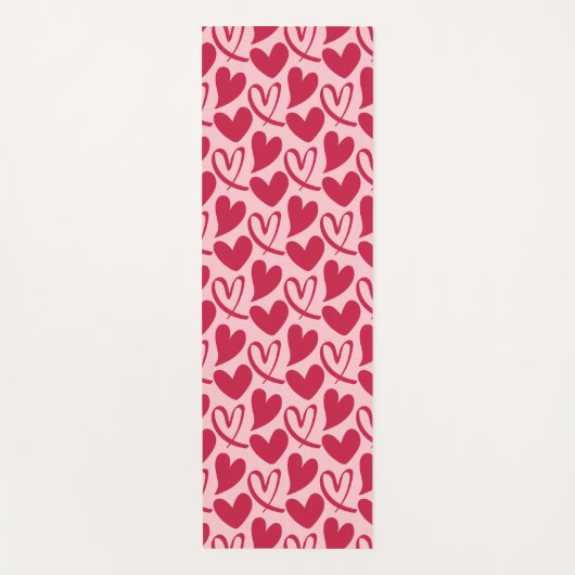 Valentijn Heart Pattern Gift, jongens meisjes en K Yogamat (Voorkant)