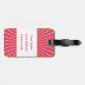 Valentijn Heart Pop Bagagelabel (Achterkant horizontaal)