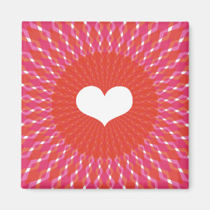 Valentijn Heart Pop Magneet