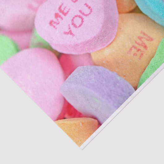 Valentijn Heart Snoep Tissuepapier (Detail)