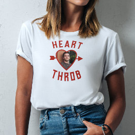 Valentijn Heart Throb Boyfriend Foto T-shirt