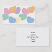 Valentijn Heart Visitekaartje (Voorkant / Achterkant)