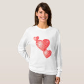 Valentijn Heart Women's T-Shirt (Voorkant volledig)