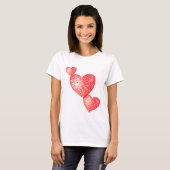 Valentijn Heart Women's T-Shirt (Voorkant volledig)