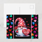 Valentijn Heartfelt Gnome Briefkaart (Voorkant / Achterkant)