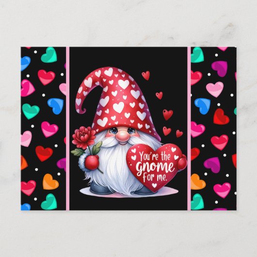Valentijn Heartfelt Gnome Briefkaart (Voorkant)