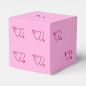 Valentijn Hearts 6-zijdige dobbelsteen sterven Bedankdoosjes (Achterkant)