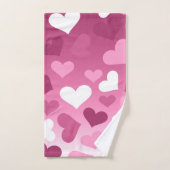 Valentijn Hearts Bad Handdoek (Handdoek)