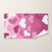 Valentijn Hearts Bad Handdoek (Handdoek)