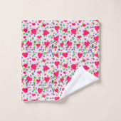 Valentijn Hearts Bad Handdoek (Wasdoekje)