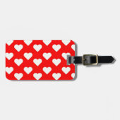 Valentijn Hearts Bagagelabel (Voorkant horizontaal)