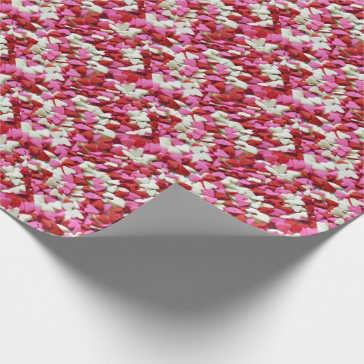 Valentijn Hearts Cadeaupapier (Hoek)