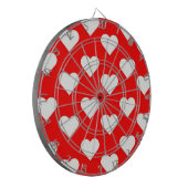 Valentijn Hearts Dartbord (Voorkant Links)