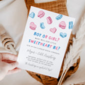 Valentijn Hearts Gender Reveal Party Kaart