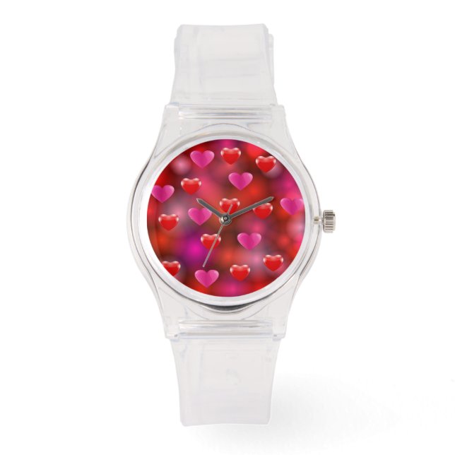 Valentijn Hearts Horloge (Voorkant)