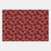 Valentijn Hearts Inpakpapier Vel (Voorkant 2)