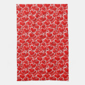 Valentijn Hearts Kitchen Towel Theedoek (Verticaal)
