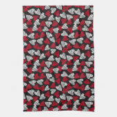 Valentijn Hearts Kitchen Towel Theedoek (Verticaal)