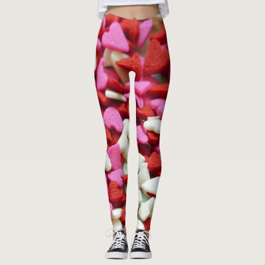 Valentijn Hearts Leggings (Voorkant)