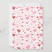 Valentijn Hearts Love is in het Air Vrijgezellenfe Kaart (Achterkant)