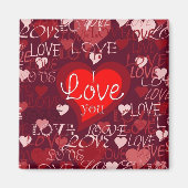 Valentijn Hearts Magnet (Voorkant)