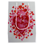 Valentijn Hearts Medium Cadeauzakje (Achterkant)