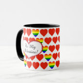 Valentijn Hearts Mok (Voorkant links)