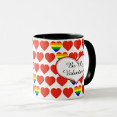 Valentijn Hearts Mok (Voorkant rechts)